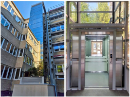 Gymnázium I. Horvátha: Nový elegantní výtah LC Maxi pro každodenní komfort